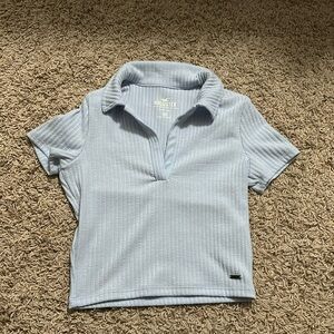 XS Hollister Blue Baby Tee